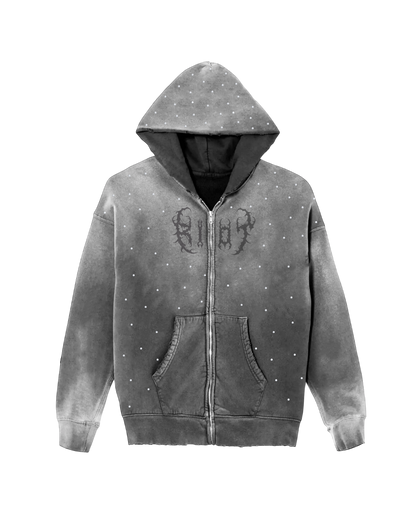 Riot Gray Faded Hoodie