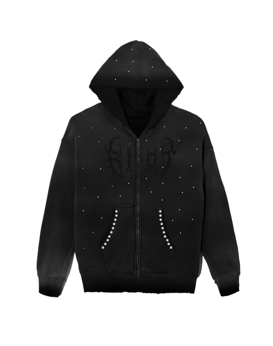 Riot Blackout Faded Hoodie