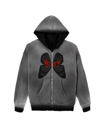 Riot Gray "Butterfly" Hoodie