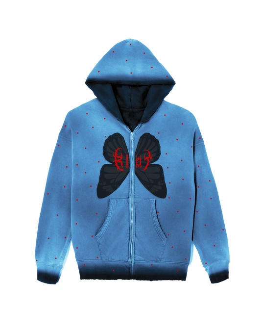 Riot Blue "Butterfly" Hoodie