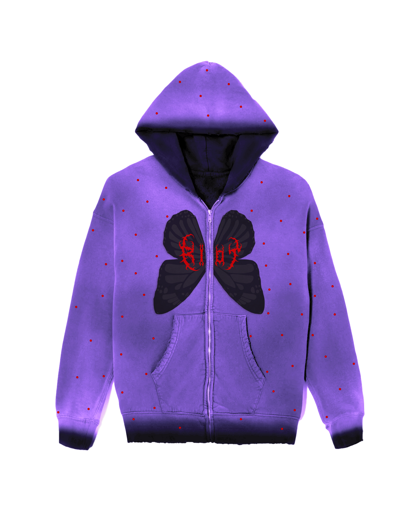 Riot Purple "Butterfly" Hoodie